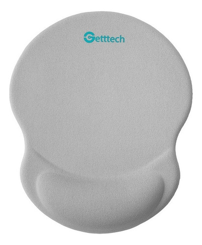 Mousepad Getttech Gris, Ergonómica De Gel Ggd-std-01-gy Color Gris Diseño Impreso Liso