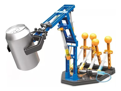 Kit Brazo Pinza Robotico Hidraulico Juego De Ciencia Niños