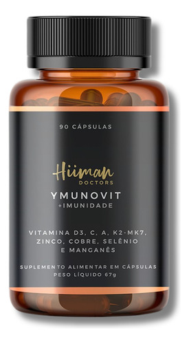 Multivitamínico Imunidade Ymunovit 90 Cápsulas Sem Sabor