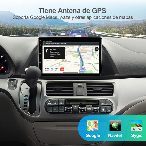 Para Estéreo 2+32g Honda Odyssey 2005-2010 Gps Carplay Wifi