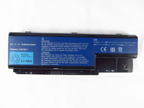 Nueva Batería Li-ion Para Acer Aspire 5310 5315 5520 5920 69