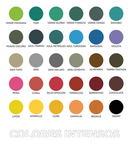 Pintura Látex Tecza 10l Colores Intensos Interior Y Exterior Verde Gloria Mate