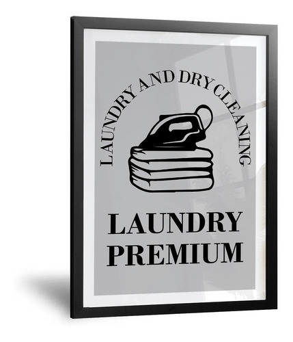 Cuadro Minimalista Para Lavadero - Laundry Premium - 30x42cm