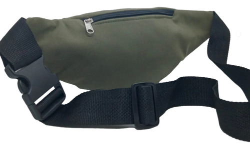 Riñonera Hombre Spy Limited Green Beret Gabardina Color Verde Musgo Diseño De La Tela Liso