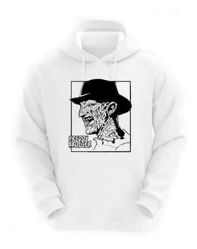 Poleron Canguro Estampado Freddy Krueger 