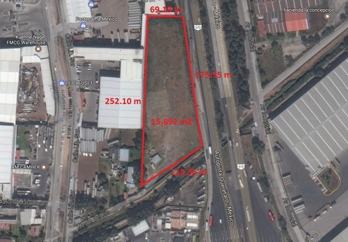 Terreno En Renta A Unos Metros De Caseta De Cobro Mex - Qro.