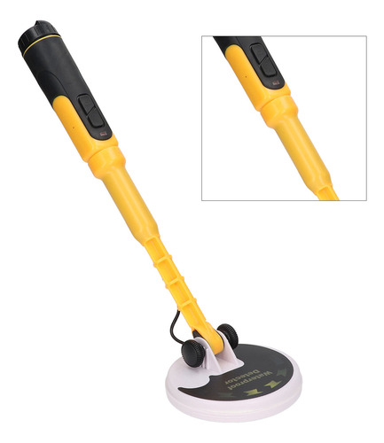 Detector De Metales Portátil, Abs, Recargable, Resistente Al