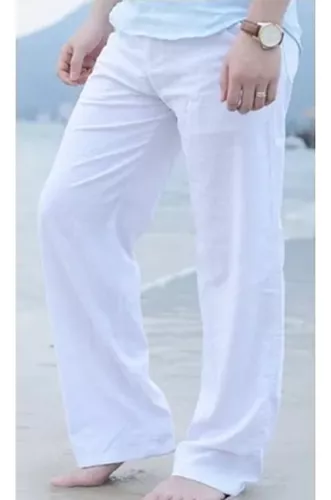 Pantalon Blanco Para Playa | 📦