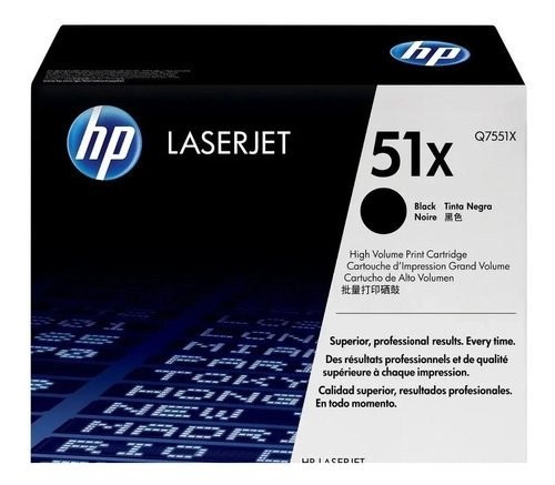 Toner Hp 51x Q7551x Original Q7551 7551x P3005 M3027 M3035