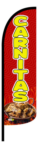 Bandera Publicitaria De Carnitas Estilo Michoacan
