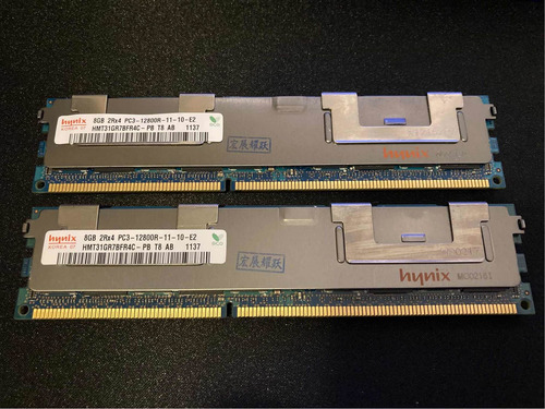 Imagem 2 de 2 de Memoria Servidor 2x8g Pc3-12800r Ecc Reg 1600mhz Hynix