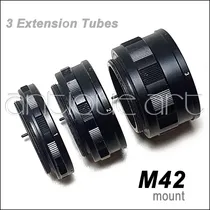 Comprar A64 3 Tubos Extension Macro M42 Lentes Pentax Canon Otros