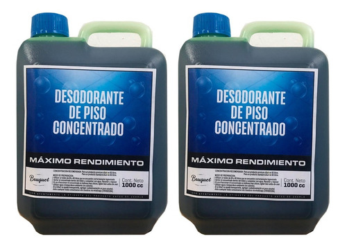 2 X Desodorante De Piso Concentrado Premium 1 En 100 (2 Lts)