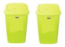 Comprar 2 Cestos P\u002F Residuos 25lts Colombraro Tacho De Basura C\u002Ftapa