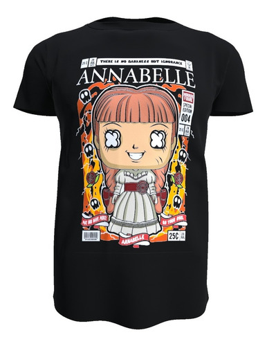 Polera Annabelle, Pelicula Terror, Unisex 100% Algodón