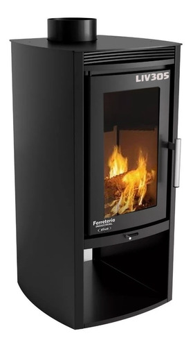 Calefactor Ecológico Estufa Liv305 126m2 Doble Combustion