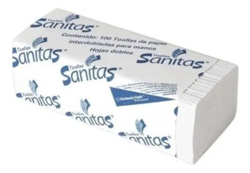 Sanitas Kimberly Clark Toalla Para Manos Interdoblada Caja 2