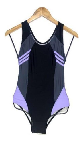 Natacion Rayitas Lila Gl-28 Color Lila