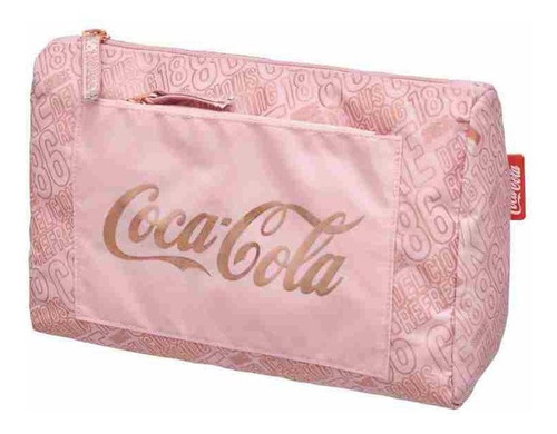 Necessaire Organizadora Coca Cola Blush Rose Gold