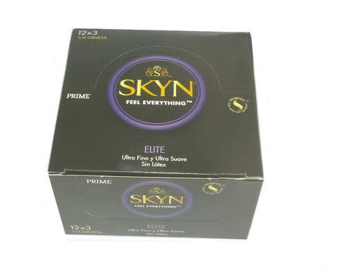 Preservativos Prime Skyn Elite Ultra Fino 12 Cajitas X 3