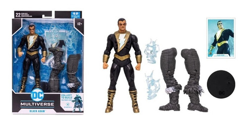 Mcfarlane: Multiverse - Endless Winter Black Adam 7 Pulgadas
