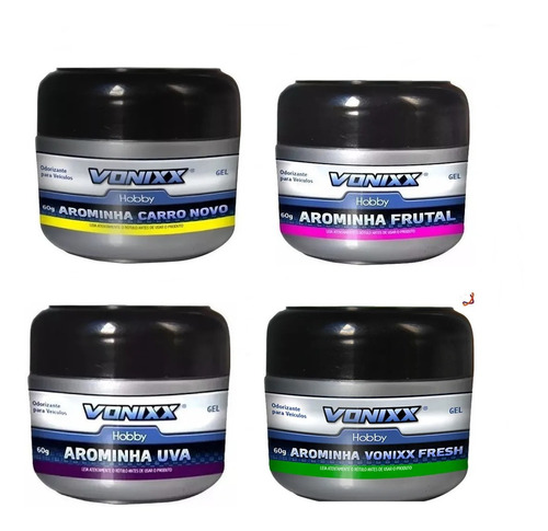 Kit Odorizador Arominha Automotivo Cheirinho Vonixx 60g