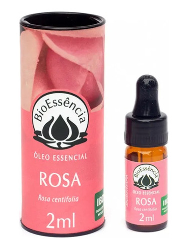 Oleo Essencial De Rosa 100% Puro E Natural - Bioessencia 2ml