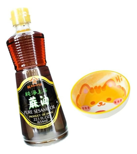 Aceite De Ajonjolí Kadoya Sesame Oil Premium Gourmet 163ml 