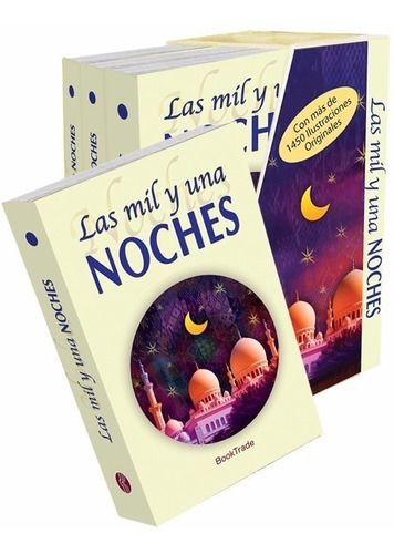 Libro Las Mil Y Una Noches 4 Tomos Ilustraciones Originales