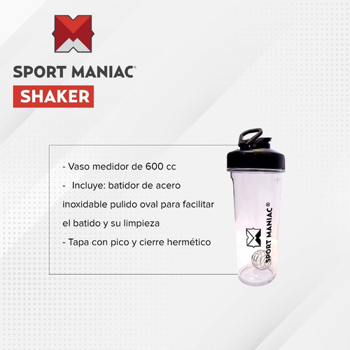 Imagen 2 de 4 de Shaker Vaso Batidor Para Proteinas Frases Motivacion Fitness