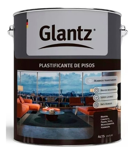 Plastificante Para Pisos Glantz 4 Lt Mf Shop