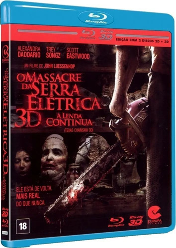 Promo Blu-ray 3d Massacre Da Serra Elétrica A Lenda Continua