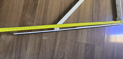 Mesa Plegable De 70x125cm Blanco Blanco Blanco (Usado)
