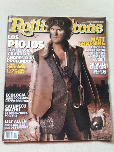 Revista Rolling Stone Nº 113 Agosto 2007 Los Piojos Simpsons