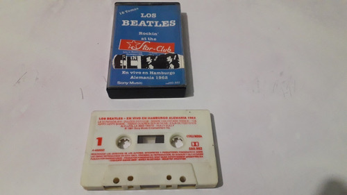 Cassette The Beatles Vivo Hamburgo Alemania 1962 Star-club