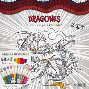 Libro Dragones Coleccion Para Colorear  Caja De Col Original