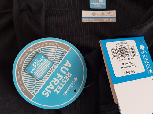 Polera Columbia Piqué 3xlt 4xlt Grande Antitranspirant Altos