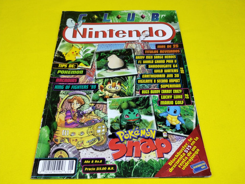 Revista Club Nintendo Año 8 #8 Pokemon Snap