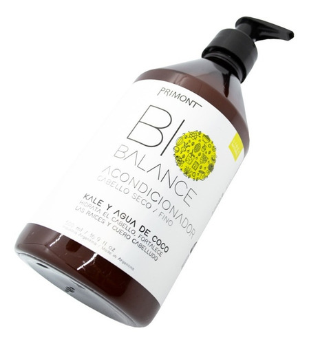 Primont Acondicionador Vegano Bio Balance Kale Y Coco 500ml