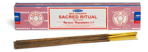 Incienso Nag Champa Satya Massala, 1 unidad Sacred Ritual, 15 g