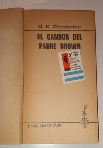 Edipo Rey/don Segundo Sombra/candor Del Padre Brown/ Quevedo (Usado)