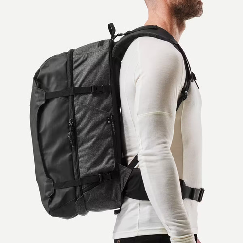 Mochila Forclaz Travel 500 Organizer Apto Avion Decathlon Negro Liso