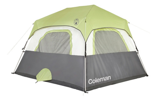 Carpa Instant 6 Personas Con Techo Para Lluvia Coleman® / 6p Color Verde Lima