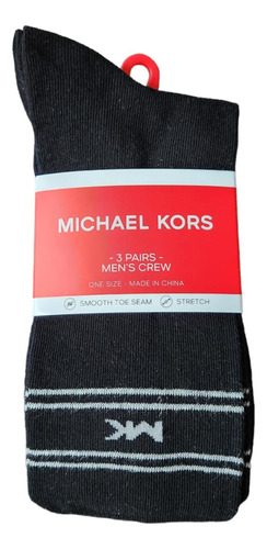 Medias Michael Kors Hombre Largas X 3 Originales T Unica