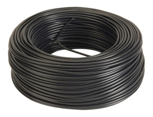 Cable Bajo Goma 2x4 Mm Negro - Rollo De 100 Metros - Tyt