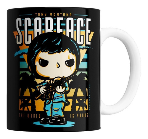 Taza Ceramica Importada - Scarface Funko