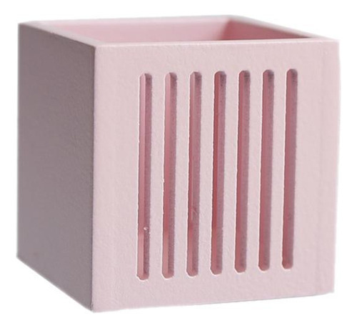 2 Artesanías Cubo Madera Cajón Muebles De Rosa
