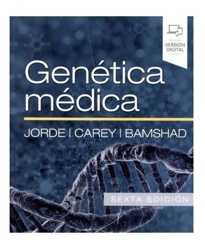 Jorde Genética Médica 6 Ed 2020 Novedad Envíos T/país