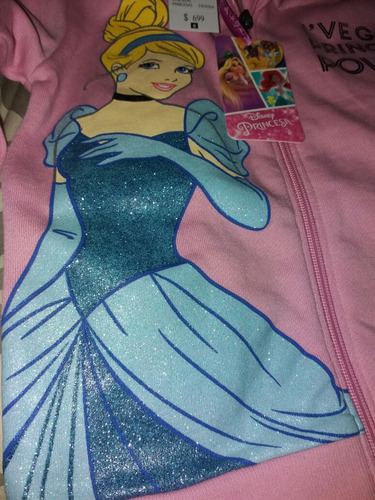 Liquido Urgente !!campera Disney Princesa Cenicienta Talle 6