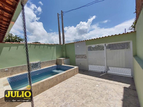 Imagem 19 de 20 de Entrada R$ 53 Mil + Saldo Super Facilitado. Casa Com Piscina 2 Dormitórios À Venda, 56 M² Por R$ 265.000 - Vila Loty - Itanhaém/sp - Ca4618